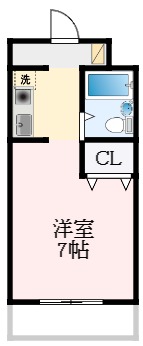 2階の間取り図