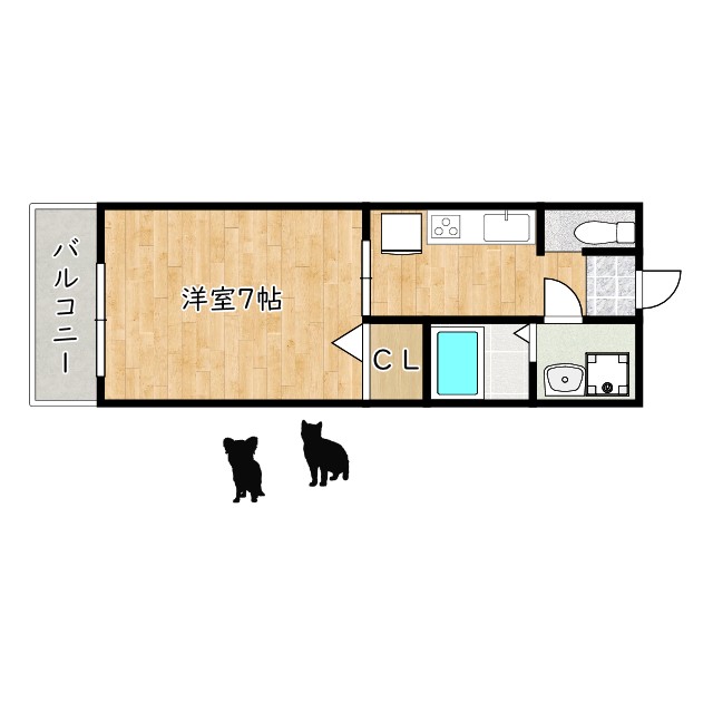 2階の間取り図