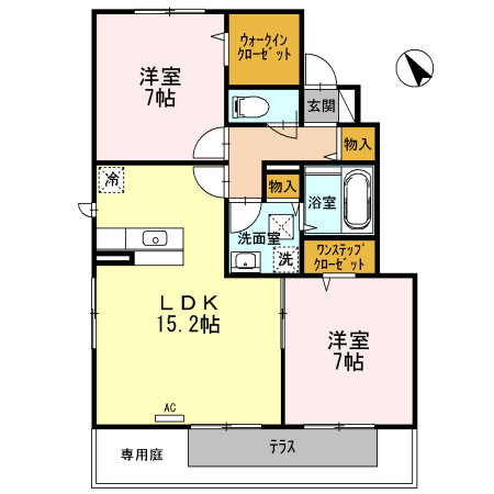 1階の間取り図