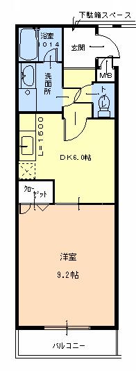 1階の間取り図