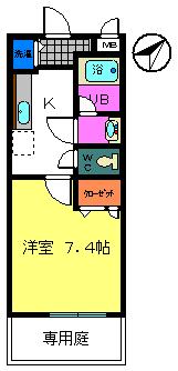 1階の間取り図