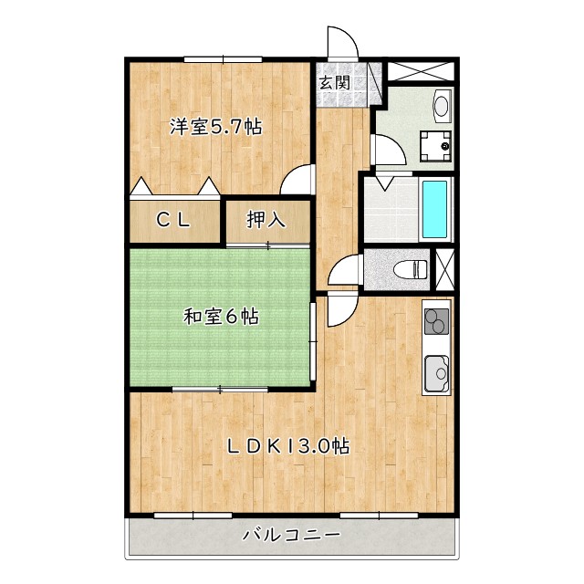 3階の間取り図