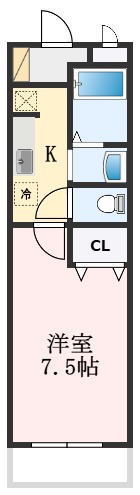 2階の間取り図