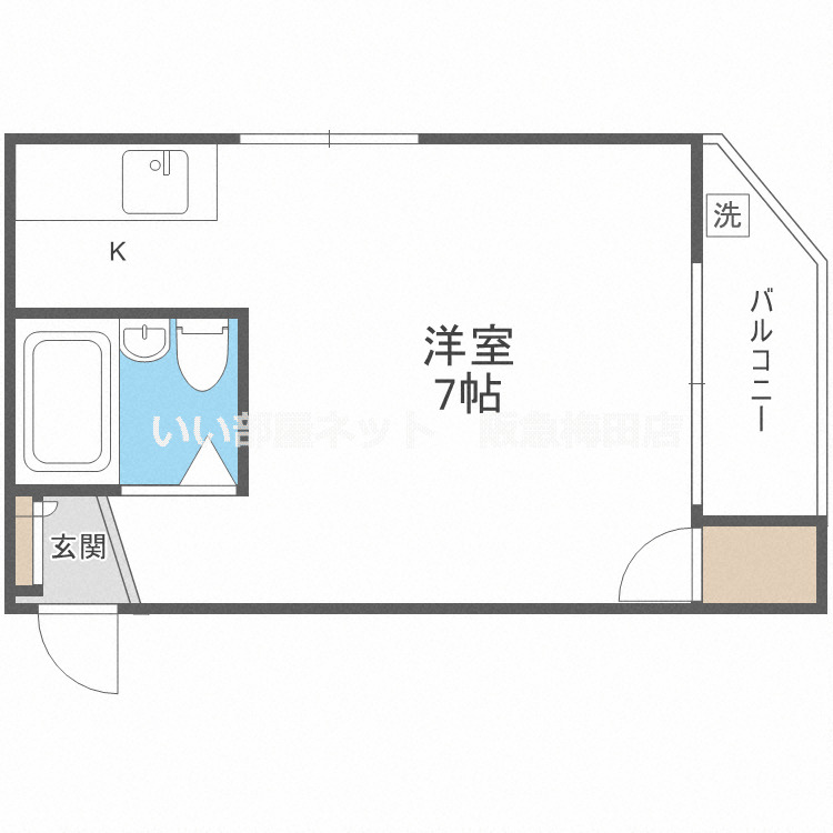 2階の間取り図