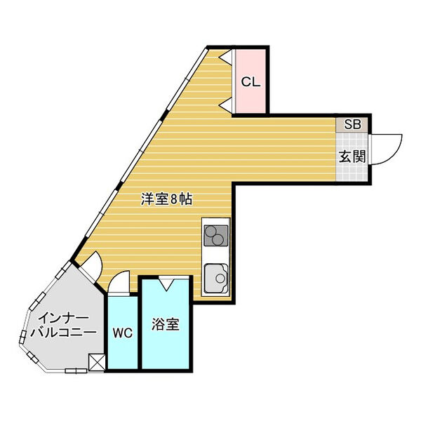 4階の間取り図