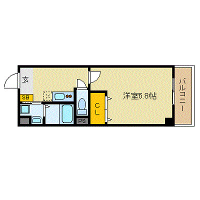 2階の間取り図