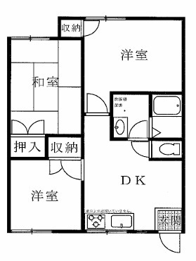 2階の間取り図