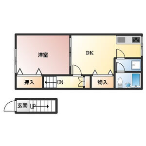 2階の間取り図