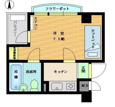 1階の間取り図