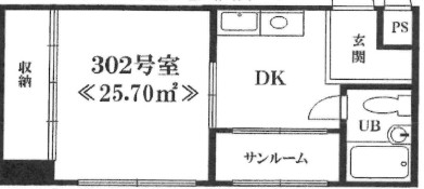 3階の間取り図