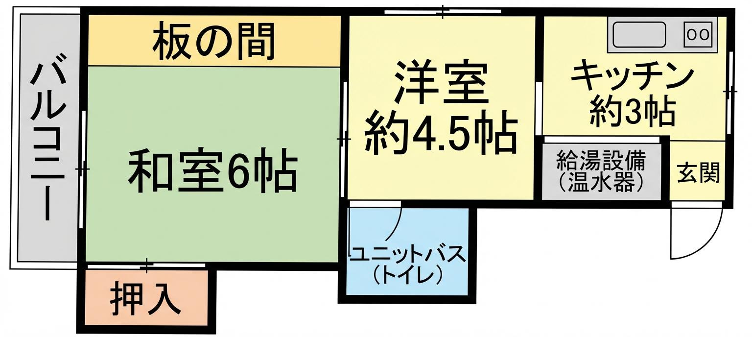 2階の間取り図