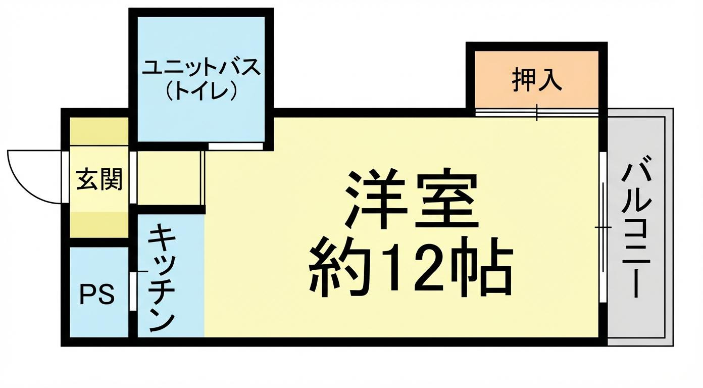 2階の間取り図