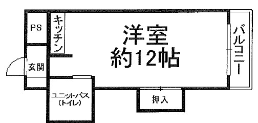 2階の間取り図