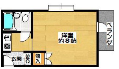 2階の間取り図