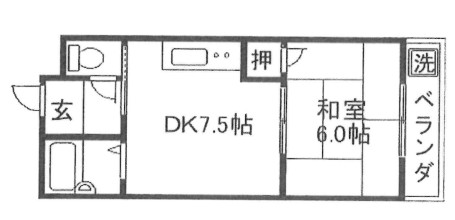 4階の間取り図