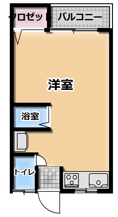 2階の間取り図