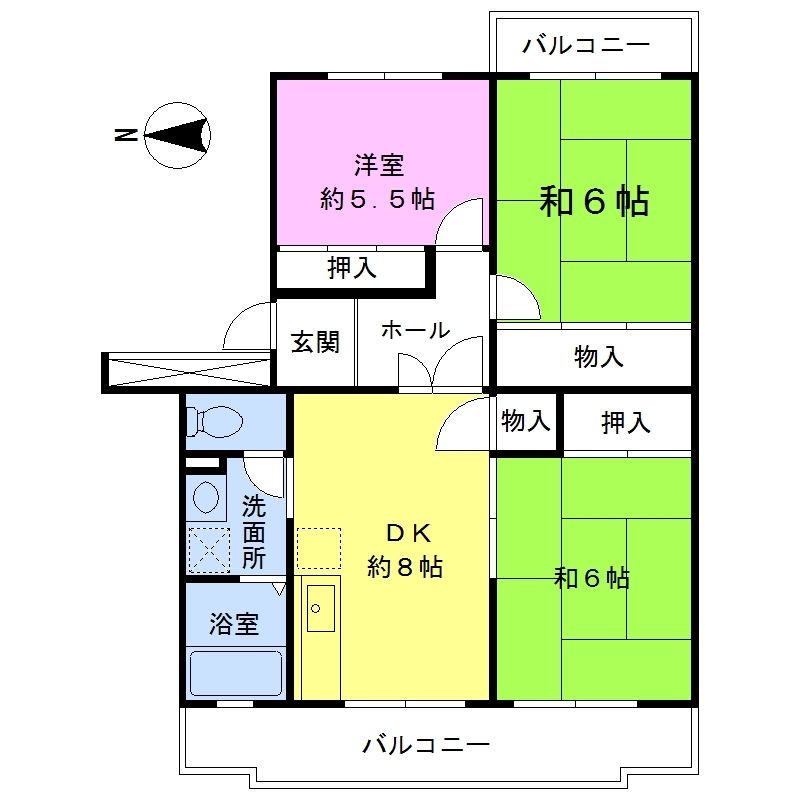 3階の間取り図