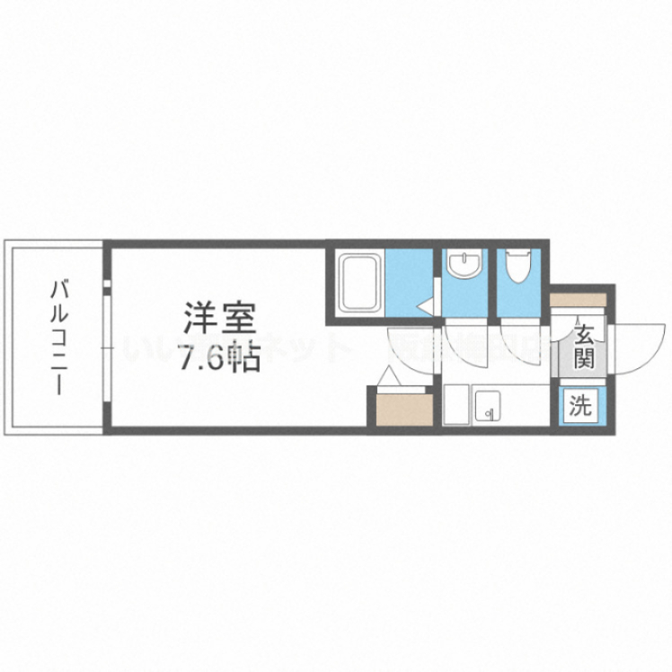 6階の間取り図