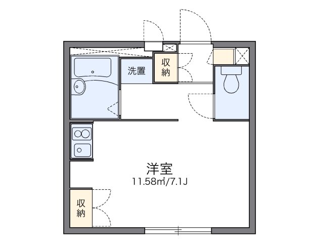 2階の間取り図