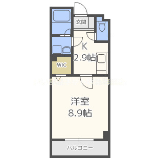 2階の間取り図