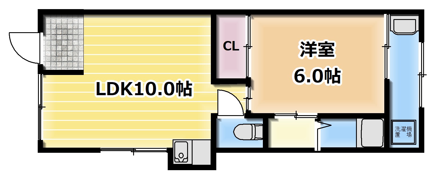 1階の間取り図