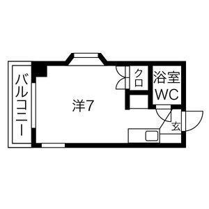 2階の間取り図