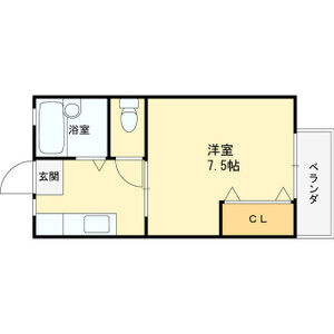 2階の間取り図