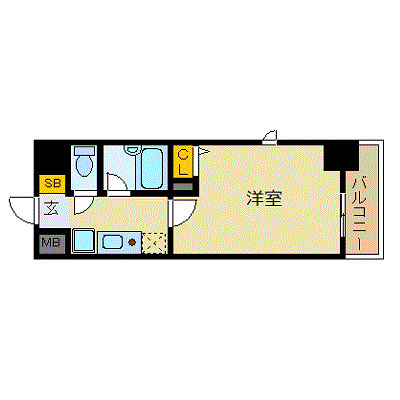 5階の間取り図
