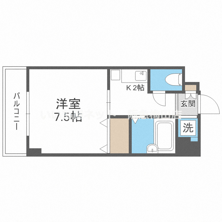 1階の間取り図