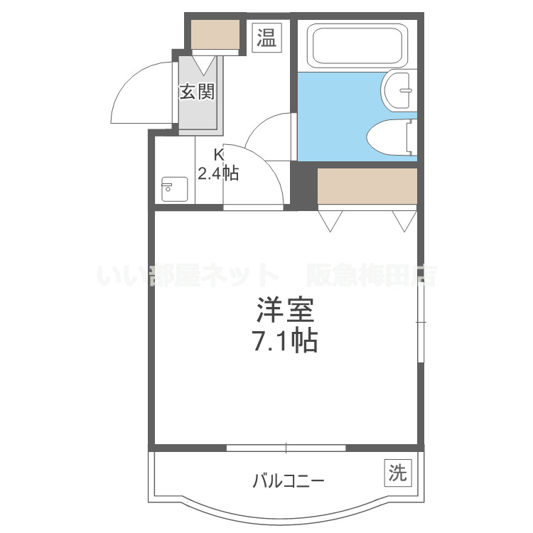 2階の間取り図