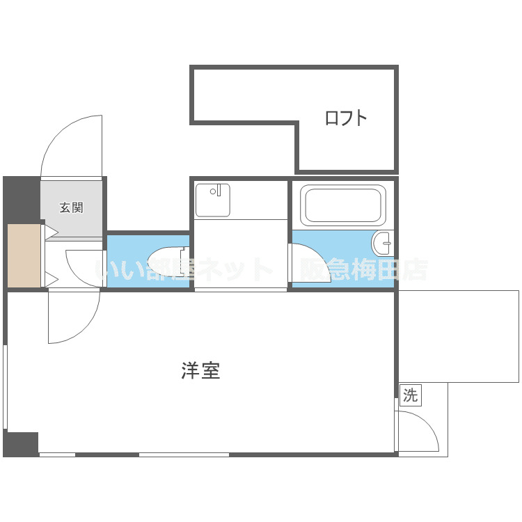 4階の間取り図