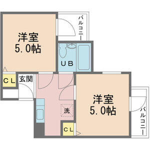 1階の間取り図