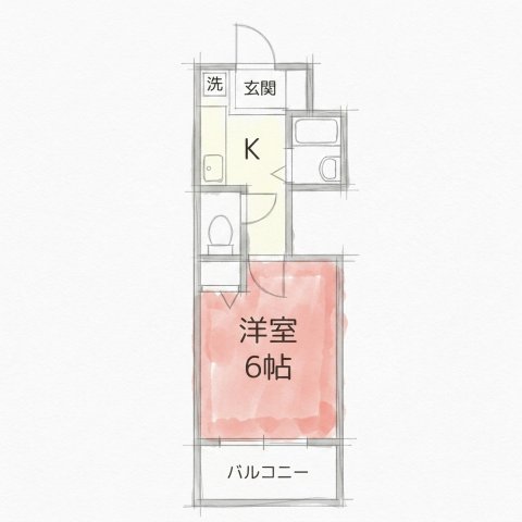 2階の間取り図