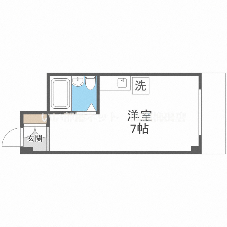 2階の間取り図