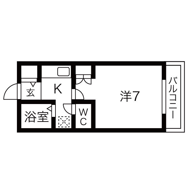 2階の間取り図