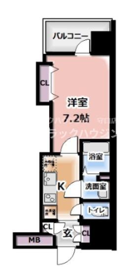 9階の間取り図