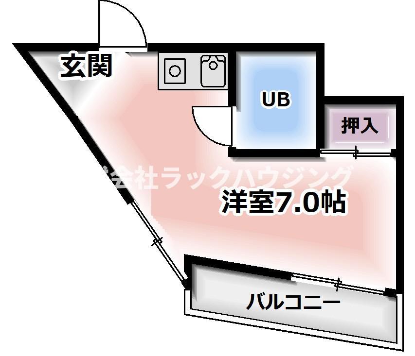 2階の間取り図