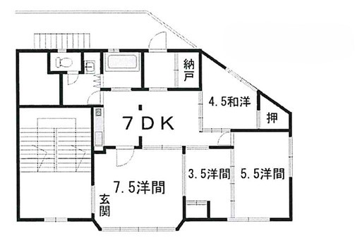 3階の間取り図