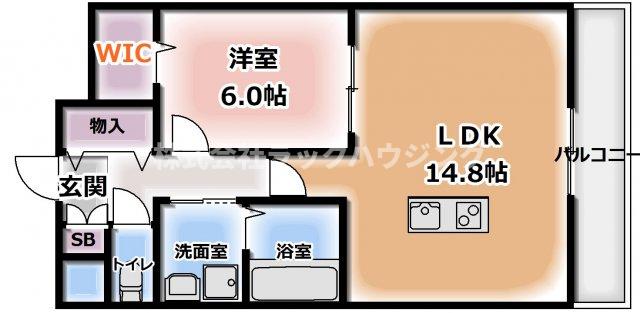2階の間取り図