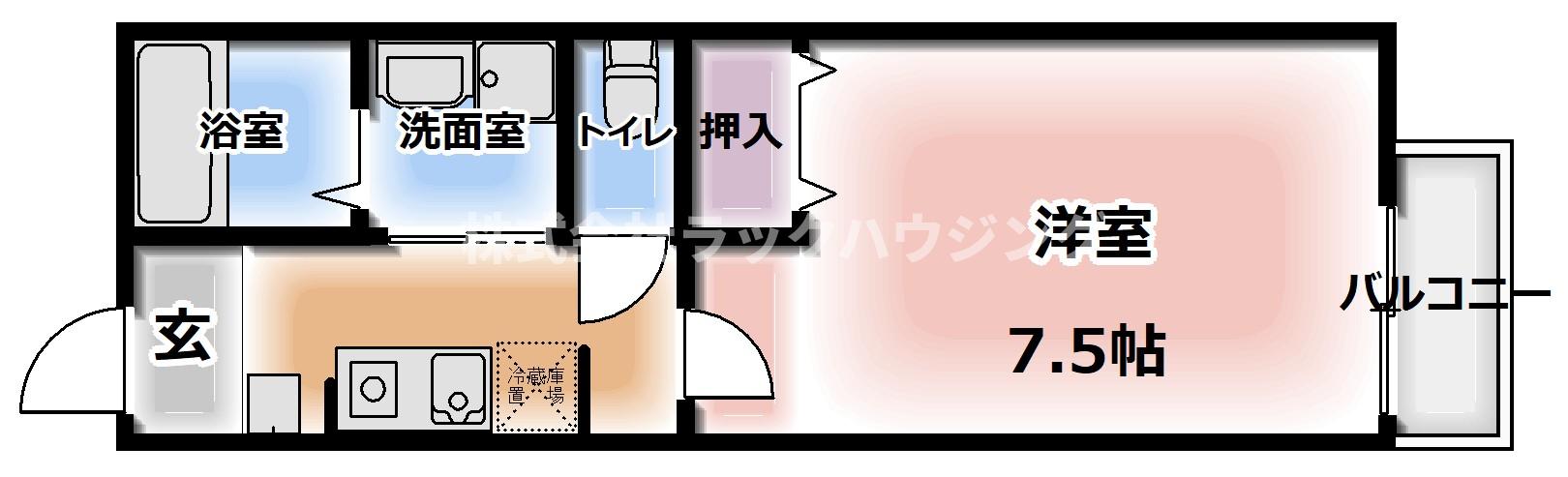 1階の間取り図