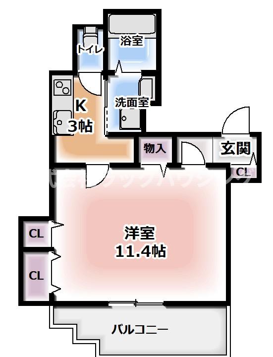 間取図面が現況と異なる場合は現況優先となります。