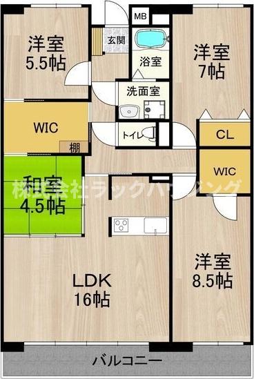 図面と現況が相違する場合は現況を優先とさせて頂きます。