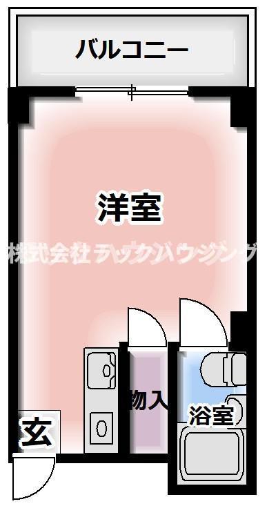 2階の間取り図