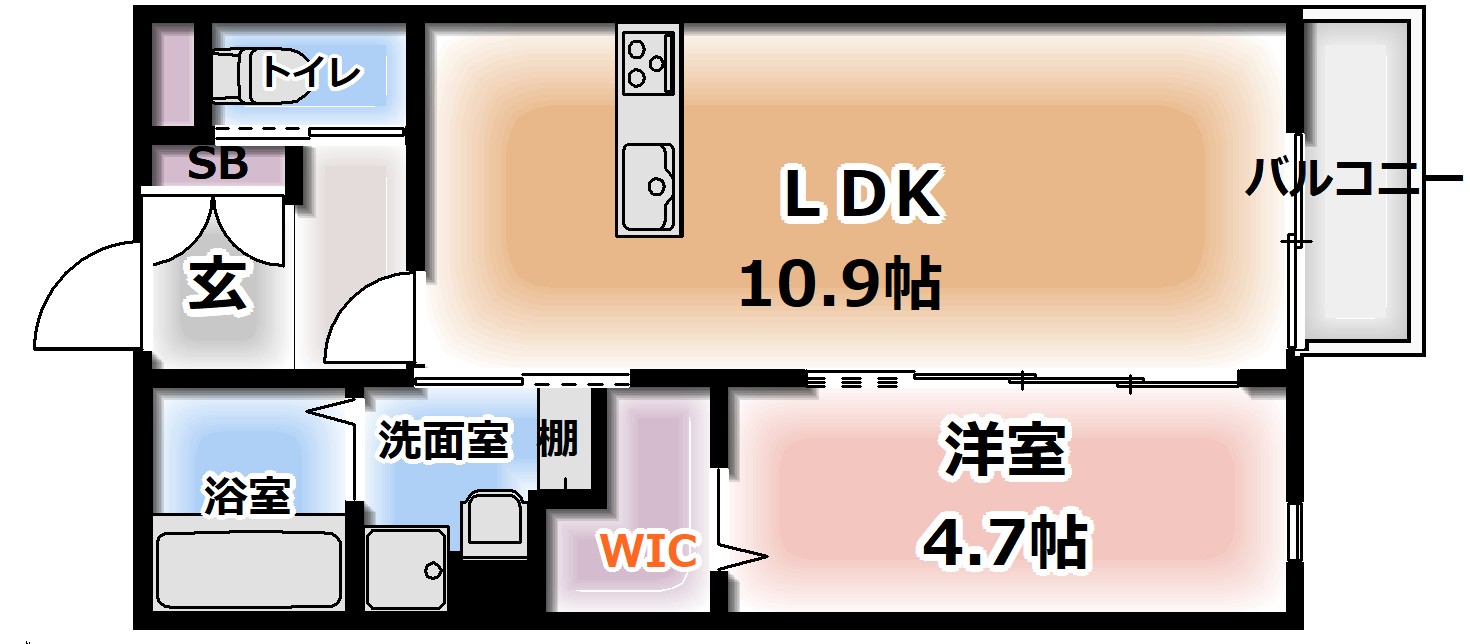※反転タイプになります。