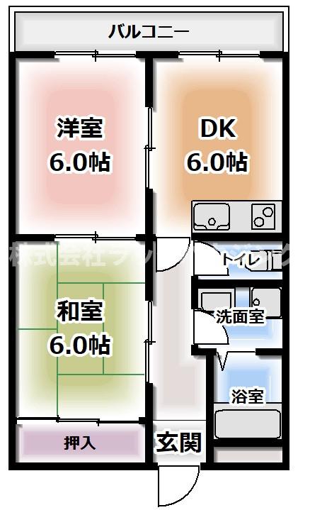 間取りは現況優先とさせていただきます。 【お部屋さがしはラックハウジングにお問合せ下さいませ♪】