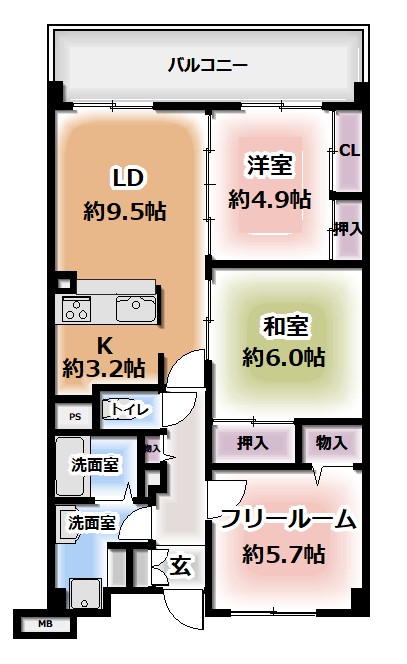 ※反転タイプになります。