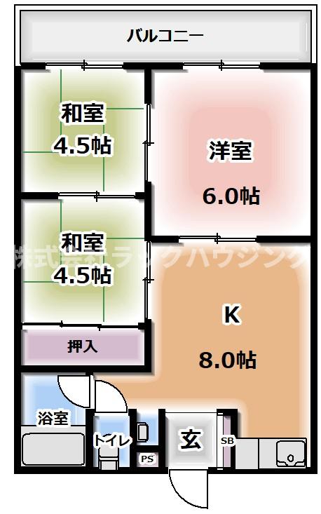 【お部屋さがしはラックハウジングにお問合せ下さいませ♪】