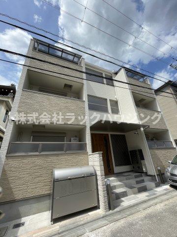 四條畷市岡山４丁目の賃貸アパートの外観