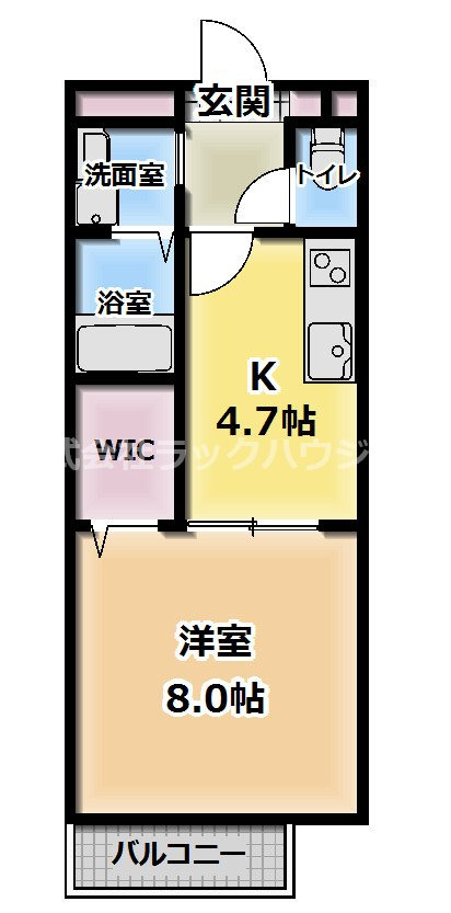 間取りは現況優先とさせていただきます。 お部屋探しはラックハウジング♪