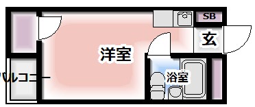 2階の間取り図